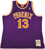 Phoenix Suns Steve Nash Autographed Purple Authentic Mitchell & Ness 2005-06 Hardwood Classic Swingman Jersey Size XXL Beckett BAS Witness Stock #233681