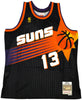 Phoenix Suns Steve Nash Autographed Black Authentic Mitchell & Ness 1996-97 Hardwood Classic Swingman Jersey Size XL Beckett BAS Witness Stock #233678