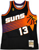 Phoenix Suns Steve Nash Autographed Black Authentic Mitchell & Ness 1996-97 Hardwood Classic Swingman Jersey Size L Beckett BAS Witness Stock #233677