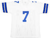Dallas Cowboys Trevon Diggs Autographed White Jersey Beckett BAS QR Stock #233691