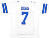 Dallas Cowboys Trevon Diggs Autographed White Jersey PSA/DNA Stock #233666