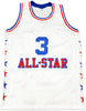 Philadelphia 76ers Allen Iverson Autographed White All Star Jersey Beckett BAS Witness Stock #233363