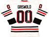 Christmas Vacation Chevy Chase Autographed White Jersey Griswold Beckett BAS QR Stock #233372