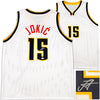 Denver Nuggets Nikola Jokic Autographed White Jersey JSA Stock #232743