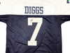 Dallas Cowboys Trevon Diggs Autographed Blue & White Jersey PSA/DNA Stock #233657