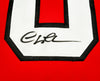 Christmas Vacation Chevy Chase Autographed Red Jersey Griswold Beckett BAS QR Stock #233371