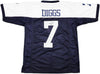 Dallas Cowboys Trevon Diggs Autographed Blue & White Jersey Beckett BAS QR Stock #233689