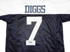 Dallas Cowboys Trevon Diggs Autographed Blue & White Jersey Beckett BAS QR Stock #233661