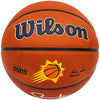 Steve Nash Autographed Composite Leather Phoenix Suns Logo Basketball Beckett BAS Witness Stock #233672