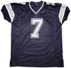 Dallas Cowboys Trevon Diggs Autographed Blue Jersey Beckett BAS QR Stock #233688