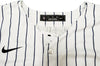 New York Yankees Juan Soto Autographed White W/Pinstripes Nike Jersey Size XXL Beckett BAS QR Stock #232742