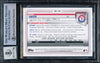 Evan Carter Autographed 2020 Bowman Draft Rookie Card #BD-126 Texas Rangers Auto Grade Gem Mint 10 Full Name Beckett BAS Stock #218640