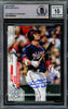 Juan Soto Autographed 2020 Topps Card #224 New York Mets Auto Grade Gem Mint 10 Beckett BAS Stock #218668