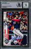Juan Soto Autographed 2020 Topps Card #6 New York Mets Auto Grade Gem Mint 10 Beckett BAS Stock #218669