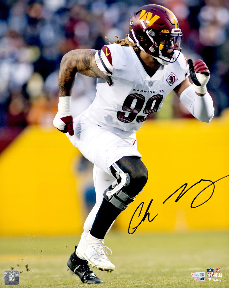 Chase Young Autographed 16x20 Photo Washington Commanders Fanatics Holo Stock #233361