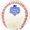 Lou Boudreau Autographed Official 1996 AL Division Logo MLB Baseball Cleveland Indians "HOF 1970" JSA #V29597