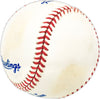 Lou Boudreau Autographed Official 1996 AL Division Logo MLB Baseball Cleveland Indians "HOF 1970" JSA #V29597