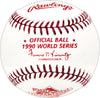 Marty Brennaman Autographed Official 1990 World Series Logo MLB Baseball Cincinnati Reds "WS Champs 1990" JSA #CC21745