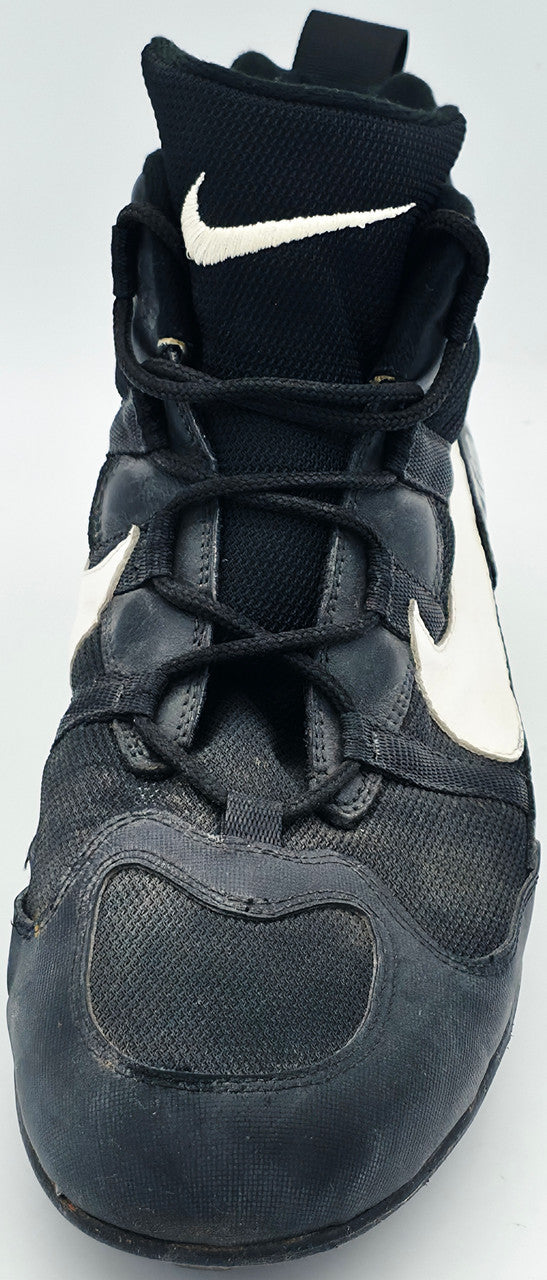 Randy Johnson Autographed Game Used Black Nike Cleat Seattle Mariners "#51" Big Unit Logo Size 13 Beckett BAS QR #BS30296