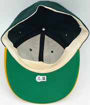 Tony LaRussa Autographed Green & Yellow New Era Hat Oakland A's Beckett BAS QR #BS30097