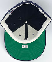 Nomar Garciaparra Autographed Navy Blue Fleer New Era Hat Boston Red Sox Beckett BAS QR #BS30302
