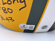 1966 Super Bowl I Champions Green Bay Packers Team Autographed Yellow Full Size Replica Helmet With 32 Signatures Including Bart Starr & Jim Taylor Beckett BAS #AE16656