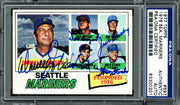 Mariner Coaches Autographed 1977 Topps Card #597 Seattle Mariners Signed By All 5 PSA/DNA #83300201