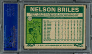 Nelson Briles Autographed 1977 Topps Card #174 Texas Rangers PSA/DNA #83306405