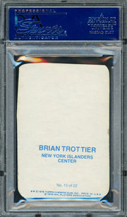 Bryan Trottier Autographed 1976-77 Topps Glossy Card #15 New York Islanders PSA/DNA #83468935