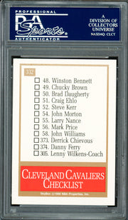 Wayne Embry Autographed 1990-91 Skybox Card #332 Cleveland Cavaliers "Best Wishes" PSA/DNA #83712479