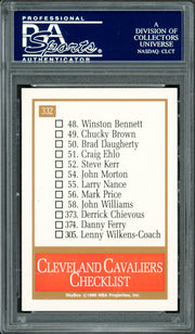 Wayne Embry Autographed 1990-91 Skybox Card #332 Cleveland Cavaliers "Best Wishes" PSA/DNA #83712481
