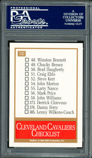 Wayne Embry Autographed 1990-91 Skybox Card #332 Cleveland Cavaliers "Best Wishes" PSA/DNA #83712482