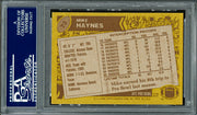Mike Haynes Autographed 1986 Topps Card #73 Los Angeles Raiders PSA/DNA #83712672