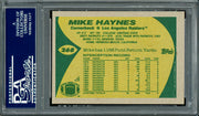 Mike Haynes Autographed 1989 Topps Card #268 Los Angeles Raiders PSA/DNA #83712684