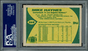 Mike Haynes Autographed 1989 Topps Card #268 Los Angeles Raiders PSA/DNA #83712685