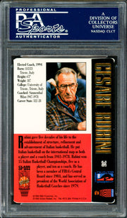 Cesare Rubini Autographed 1995 Action Packed HOF Card #36 PSA/DNA #83716518