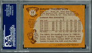 David Thompson Autographed 1981-82 Topps Card #12 Denver Nuggets PSA/DNA #83716708