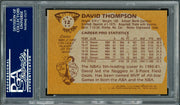 David Thompson Autographed 1981-82 Topps Card #12 Denver Nuggets PSA/DNA #83716706