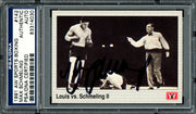 Max Schmeling Autographed 1991 AW Sports Card #142 PSA/DNA #83314030