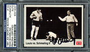 Max Schmeling Autographed 1991 AW Sports Card #142 PSA/DNA #83314031