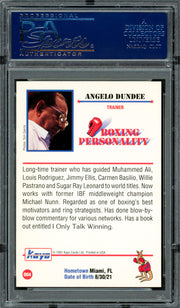 Angelo Dundee Autographed 1991 Kayo Card #4 Trainer PSA/DNA #83314136