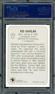 Kid Gavilan Autographed 1991 AW Sports Card #85 PSA/DNA #83314242