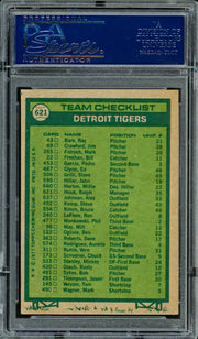 Ralph Houk Autographed 1977 Topps Card #621 Detroit Tigers PSA/DNA #83317177