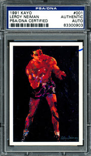Leroy Neiman Autographed 1991 Kayo Card #1 PSA/DNA #83300903