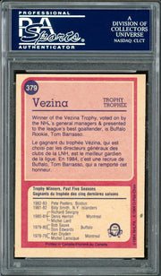 Tom Barrasso Autographed 1984-85 O-Pee-Chee Rookie Card #379 Buffalo Sabres PSA/DNA #83921202