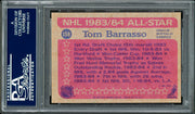 Tom Barrasso Autographed 1984-85 Topps Rookie Card #158 Buffalo Sabres PSA/DNA #83921178