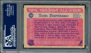 Tom Barrasso Autographed 1984-85 Topps Rookie Card #158 Buffalo Sabres PSA/DNA #83921180