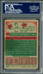 Spencer Haywood Autographed 1973-74 Topps Card #120 Seattle Supersonics PSA/DNA #83920790