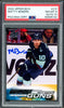 Matty Beniers Autographed 2022 Upper Deck Young Guns Rookie Card #213 Seattle Kraken PSA 8 Auto Grade Gem Mint 10 PSA/DNA Stock #233436