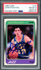 John Stockton Autographed 1988-89 Fleer Rookie Card #115 Utah Jazz PSA 8 Auto Grade Gem Mint 10 PSA/DNA #89895158
